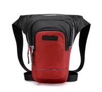 Pernera Moto,RiñOnera Moto Bolsa cartuchera Reflectante for Motociclista, Bandolera de Viaje for Hombre, Bolsa Cruzada for el Muslo y la Cadera, riñonera con Correa de Nailon for Hombre(2)