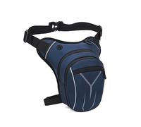 Pernera Moto Riñoneras for Motocicleta, riñonera Impermeable for Pierna, riñonera, riñonera, Accesorios for Motocicleta Bolsa Pierna Moto (Color : Blue)