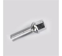 Perno bloqueo Compatible con Benz 1 pieza bola 27/30/35/40/45/50/55/60 mm de longitud Tornillos de rueda de acero M14 x 1,5 12 x 1,5 mm TUERCAS DE RUEDA(M12x1.5,1piece 27mm)