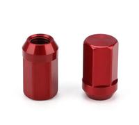 Perno bloqueo Compatible Con Hyundai Para Maxcruz Para Mistra Para Nexo Tuercas Rueda Hexagonales Aluminio Cónicas 17Mm 32Mm M12x 1,25 M12x 1,5 Espárragos Rueda 20 Piezas 7075T6(Red,M12x1.5)