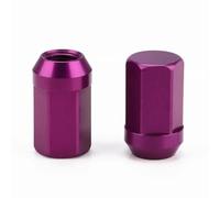 Perno bloqueo Compatible Con Hyundai Para Maxcruz Para Mistra Para Nexo Tuercas Rueda Hexagonales Aluminio Cónicas 17Mm 32Mm M12x 1,25 M12x 1,5 Espárragos Rueda 20 Piezas 7075T6(Purple,M12x1.25)