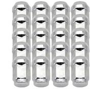 Perno bloqueo Compatible con Jeep Para Cherokee Para Commander Para Wrangler Tuercas rueda acero cromado 20X de 1/2"-20 cónicas 60 grados 32 mm