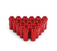 Perno bloqueo Compatible Con Suzuki Tuercas De Aluminio Tuercas De Rueda, Pernos De Rueda, M12 X 1,25, M12 X 1,5, 50 Mm, 20 Unidades(Red,M12x1.25)