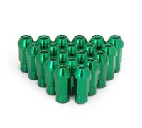 Perno bloqueo Compatible Con Suzuki Tuercas De Aluminio Tuercas De Rueda, Pernos De Rueda, M12 X 1,25, M12 X 1,5, 50 Mm, 20 Unidades(Green,M12x1.25)