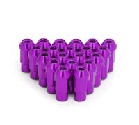 Perno bloqueo Compatible Con Suzuki Tuercas De Aluminio Tuercas De Rueda, Pernos De Rueda, M12 X 1,25, M12 X 1,5, 50 Mm, 20 Unidades(Purple,M12x1.25)