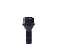 Perno bloqueo Compatible Con X1 X2 X3 X4 X5 X6 E70 E71 5 piezas de pernos y tuercas para ruedas de coche tornillos de acero negros pernos de rueda accesorios para ruedas.(Black m)