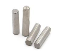 perno cilíndrico de acero inoxidable, Pasadores de acero inoxidable 304 M0.8-M10 Diámetro 4-80 mm Longitud GB119 Paquete surtido(6mm,M10 2pcs)