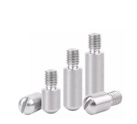 Perno cilíndrico de rosca externa de cúpula ranurada de acero inoxidable 304, eje de localización, perno de tornillo M2M3M4M5M6M8M10(6x6(M5x6)-5pcs)