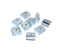 Perno con ranura en T de acero al carbono, Tuercas de martillo deslizante con ranura en T M3-M10 for perfiles aluminio 2020-4545 (10-100 unidades)(20s m5 50pcs)
