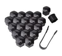 Perno Cubierta Tornillo Cubo Automático tornillos rueda tuercas | Para Nissan para Teana para X-Trail para Qashqai para Livina(Black,19MM)