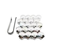 Perno Cubierta Tornillo Cubo Automático tornillos rueda tuercas | Para Nissan para Teana para X-Trail para Qashqai para Livina(Silver,19MM)