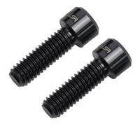 Perno de abrazadera de repuesto para ULTEGRA para bicicletas HollowTech M6 x 18 mm, tornillo de aleación para mejorar el rendimiento del ciclo (negro)