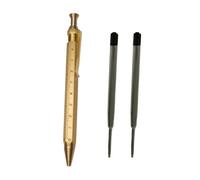 Perno de acción de latón con para escritura de negocios, uso en la oficina, repuesto de metal sólido G2, compatible con instrumentos de bolígrafo para estudiantes, agarre suave y elegante acabado