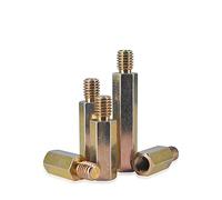 Perno de acero inoxidable, perno de acero al carbono, separador hexagonal macho-hembra, perno hexagonal, rosca for placa base PCB, tornillo de acero al carbono M5 M6 M8