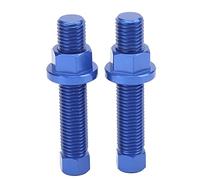 Perno de Ajustador de Cadena de 2 Piezas 5030404040100 Reemplazo para SX SXF EXCF SXS - Aleación de Aluminio con Acabado Anodizado (A (azul))