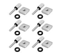 Perno de aleta de tabla de surf - Tornillo sólido para tabla de paleta, fijación de acero 316 resistente al material, material confiable | Reemplazo de aletas sin herramientas para el mantenimiento