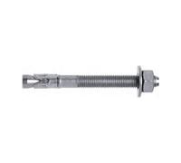 Perno de anclaje para cargas pesadas, diseño robusto, acero resistente, resistencia alta, ideal para fijar estructuras y soportes en obras.