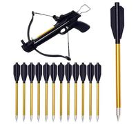 Perno De Ballesta De Aluminio De 6.3 "Con Punta Ancha Reemplazable Objetivo De Alta Precisión Ballesta Flecha De Caza Flechas Tiro Con Arco Para Ballesta De Pistola De 50-80 LB, Sin Ballesta,24