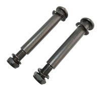 Perno De Bicicleta Ejercicio -Reemplazo Elíptico, Juego De 2 Pernos Negros Robustos Para Máquina Elíptica | Piezas De Repuesto De Bicicletas De Entrenamiento Profesional, Anexo Del Equipo