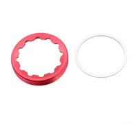 Perno de brazo de manivela para bicicleta ROTOR de 30 mm, kit autoextraíble con juntas para un ajuste seguro (tapa roja)