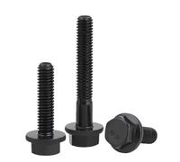 Perno de brida hexagonal externo de grado 10,9, tornillo de acero de aleación de cabeza grande, sujetador de Hardware de alta resistencia M5 M6, 10/20 piezas(M6x20 20 pcs Full)