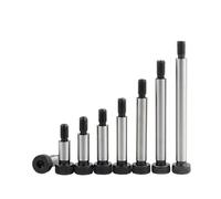 Perno de cabeza redonda con ranura hexagonal, 1 Uds M5-M20 métrico moleteado hexagonal casquillo cabeza hombro rodamiento de rodillos tornillo(12xM10x120)