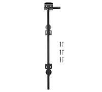 Perno de caña de 12 pulgadas, varilla de caída para puerta, pestillo de puerta de hierro, cerradura de suelo, perno de puerta resistente para vallas de Metal de, resistente al (12in)