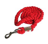 Perno de cuerda de caballo con clip suave y duradero para ganado, cuerda líder de caballo, color rojo, 3 m