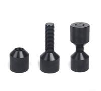 Perno de doble orificio de brida desmontable de acero inoxidable con nivel de burbuja integrado para una alineación precisa en accesorios y plantillas resistentes y duraderas para necesidades de
