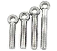 Perno de enlace anillo acero inoxidable 304, M5, M6, M8, ojo pez, agujero deslizante, tornillo articulado, nudo Scre, pernos(M8x100mm 2pcs)