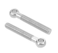 Perno de eslabón anillo ojo pez acero inoxidable, perno anilla M16x mm, paquete 2 for válvulas compuerta tubería(M16X100Mm)