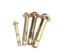Perno de expansión hexagonal de acero al carbono galvanizado 304/tornillo de expansión de zinc de Color, expansión del piso de aire acondicionado y estallido M6(M6x100mm(5pcs))