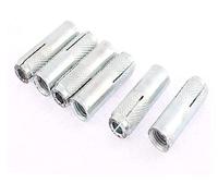 Perno de expansión, Inner Expansion Sleeve Anchor Bolts M12 50mm x 16mm Silver Tone Pack of 6