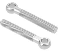 Perno de expansión, Paquete de 2 pernos de ojo de elevación oscilantes M14 de acero inoxidable 304 plateados M14 x (80-150) mm(M14x130mm)