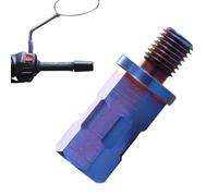 Perno de los espejos de la motocicleta, tornillo del espejo retrovisor de la bicicleta - Montador del manillar de acero inoxidable M8 M10 Perno,Adaptador de espejo del soporte del soporte, piezas de