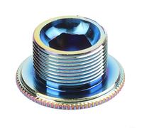 Perno de manivela de aleación de aluminio para bicicleta de montaña Ixf M19 M15 M20 tornillo de plato negro rojo púrpura oro rosa pieza de fijación colorida (colorido-M19)
