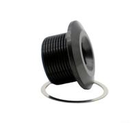 Perno de manivela para bicicleta FC-M9100, tornillo de aleación de titanio, diseño antirosca para mayor estabilidad (identificación negra)