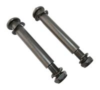 Perno de máquina elíptica - Juego profesional de dos tornillos negros pesados marco de bicicleta estática, kit de reparación de hardware equipo deportivo | Hardware ciclismo interior mujeres hombres