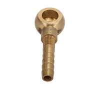 Perno de montaje banjo de refrigerante de agua turbo M14x1,5 mm a 3/8 pulg., Conector de líquido de enfriamiento del turbocompresor de 10 mm, Perno banjo de latón de alta