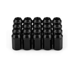 Perno de Neumáticos Compatible Con Hyundai Tuercas De 17 Mm M12X1. Tuercas De Seguridad De Rueda De Aleación De Aluminio Tuercas De Rueda Negras Accesorios Para Coche