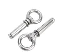 Perno de Ojo Acero Inoxidable Alta Resistencia, Expansión para Hormigón, Tornillo Suspensión, Anillo Fijación, Sujetador para Hamacas y Ganchos Elevación(M6x70mm-2pcs)