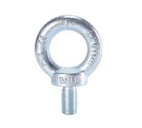 perno de ojo anular M6-M24 0.09T-4.5T DIN580 Tornillo de ojo elevación El estirón del clavo galvanizó la tuerca grado 4.8 12.9 para Colgar y Fijar(C15 M10 0.23T 5pc)