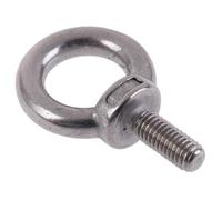 Perno de ojo de elevación 1 Uds M4 M5 M6 M8 304 tornillos de ojo elevación marinos acero inoxidable anillo orificio for Cable perno cuerda(M5)