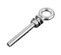 Perno de ojo de elevación de acero inoxidable, perno de elevación de acero inoxidable 316 M6-M12 x 40-120 mm con arandela y tuerca para barcos(M8 x 60)