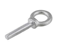Perno de ojo de elevación Pernos de ojo elevación galvanizados, tornillo anillo chapado en Zinc blanco M6 M8 ~ M20, tornillos perno bucle gancho redondo, longitud del macho 12mm-60mm(M12-1Pcs,12mm)