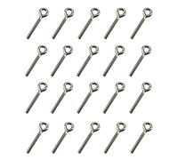 Perno de ojo M5 de acero inoxidable de vástago largo roscado Rod Ringbolt anillo cerrado ojal perno