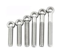perno de ojo, Perno de argolla elevación Tuerca M3 M4 M5 M6 M8 Tuercas con juego arandelas tuerca Tornillos expansión Tornillo Ojos tornillo acero inoxidable 304 duraderos(M6x35mm(5pcs))