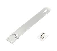 Perno de puerta de acero inoxidable, cerrojo y grapa resistentes, hebilla de seguridad 304 a prueba de óxido, cerrojo de candado antiguo para cerradura de puerta al aire libre, diapositiva gruesa (10