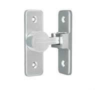 Perno de puerta que brilla en la oscuridad de 90 grados, instalación sin taladro, para puertas interiores y baños, pestillo deslizante seguro para marcos de estilo antiguo para visión nocturna