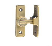 Perno de puerta que brilla en la oscuridad de 90 grados, instalación sin taladro, para puertas interiores y baños, pestillo deslizante seguro para marcos de estilo antiguo para visión nocturna